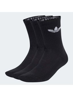 adidas - Unisex Black Tr Crew S (Pack of 3)