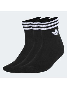 adidas Originals - Unisex Black 3S Ankle S Socks (Pack of 3)