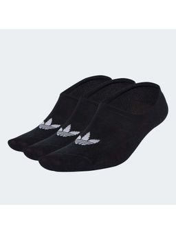 adidas Originals - Unisex Black Low Cut Socks (Pack of 3) (L)