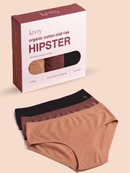 Krvvy - Multi-Color Cotton Briefs Set Full Coverage Hipster