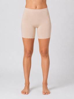 G Heist - Beige Women Solid Stretchable Cycling Boyshorts