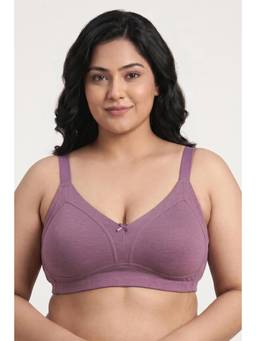 Zivame - Purple True Curv Double Layered Non Wired Full Coverage Super Support Bra