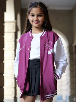 Napchief - Mon Cheri Varsity Pink Jacket