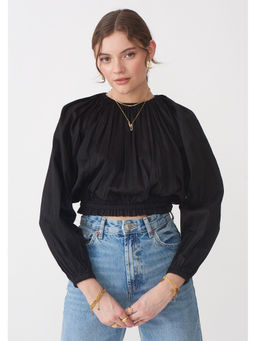 AMOSHI - Garry Crop Top - Black