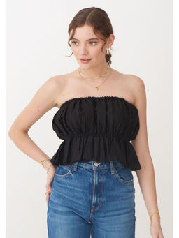 AMOSHI - Tuba Crop Top - Black