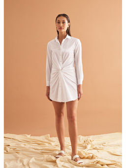 AMOSHI - Twyla Shirt Dress - White