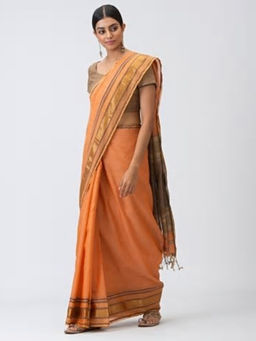 Fabindia - Cotton Silk Maheswhwari Woven Sari