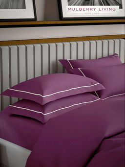 MULBERRY LIVING - Serenity Solids Pillow Covers - Purple