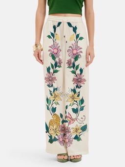 Kazo - Khloe Printed Drawstring Trousers