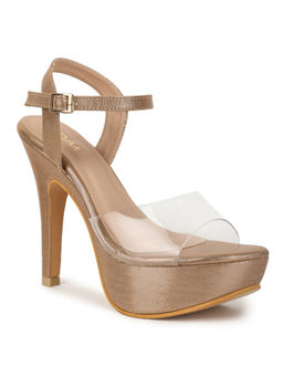 VALIOSAA - Metallic Casual Solid-plain Heels