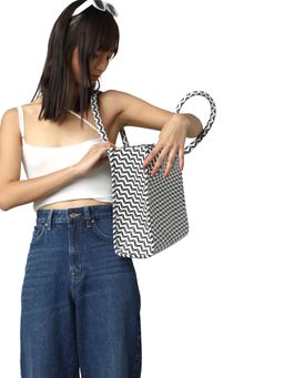 ONLY - Women Printed White Bag
