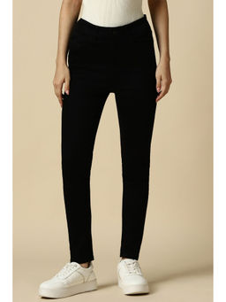 Allen Solly - Women Black Skinny Fit Dark Wash Jeans