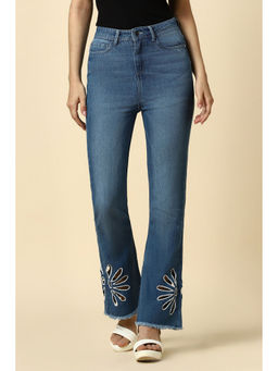 Allen Solly - Women Blue Regular Fit Light Wash Jeans