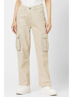 Van Heusen - Women Beige Dark Wash Regular Fit Jeans