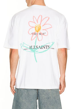 ALLSAINTS - Crayo Short sleeve Crew in Optic White