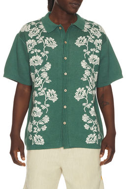 Critical Slide - Peace Flower Knit Shirt