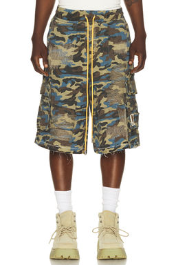 Diet Starts Monday - Camo Ripstop Cargo Shorts