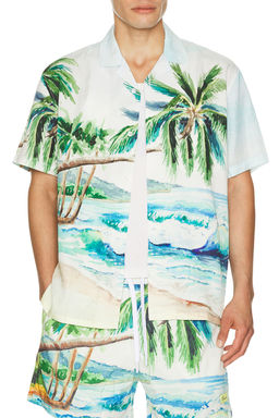 Duvin Design - Postcard Button Up Shirt