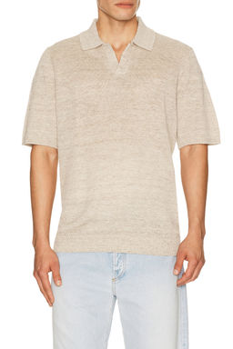Faherty - Short Sleeve Linen Sweater Polo