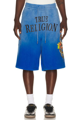 True Religion - Floral Snake Mikey Sweatshorts