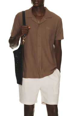 Vintage Summer - Beach Pique Camp Shirt