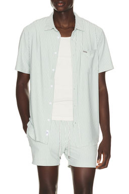 Vintage Summer - Stripe Knit Button Down Shirt