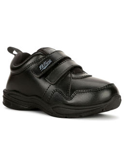 Bata - Black Velcro Strap School Shoes for Kids