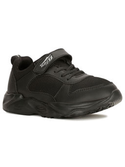 Bata - Black Velcro Strap School Shoes for Kids