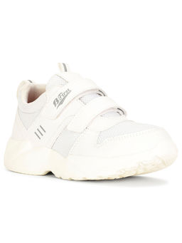 Bata - White Velcro Strap School Shoes for Kids
