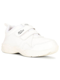 Bata - White Lace-Up School Shoes for Kids