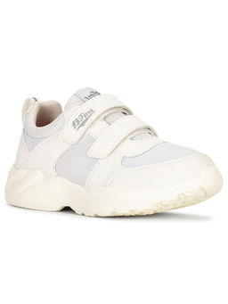 Bata - White Velcro Strap School Shoes for Kids
