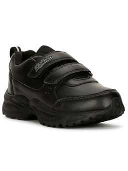 Bata - Black Velcro Strap School Shoes for Kids