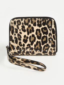 max - Women Animal Print Zip Around Wallet - Multi-Color
