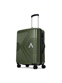 Aristocrat - Unisex Protea Hard Luggage Trolley Bag - Green (M)