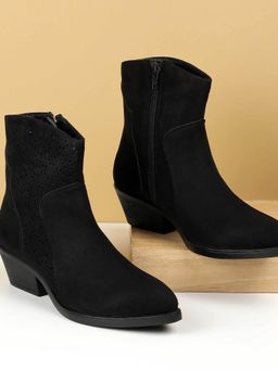 Mochi - Women Black Casual Boots