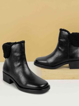 Mochi - Women Black Casual Boots