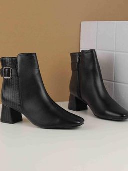 Mochi - Women Black Casual Boots