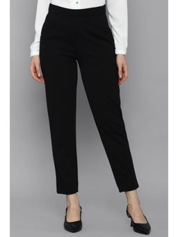 Allen Solly - Women Solid Black Trousers