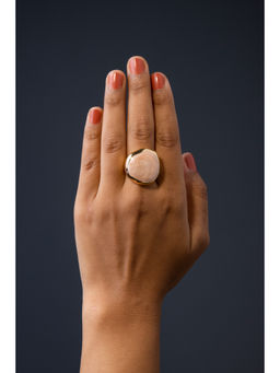 BEAUTY SPOT JEWELLERY - Coral Caramel Stone Ring