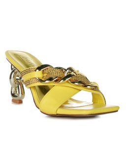 London Rag - Embellished Yellow Heels