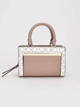 Calvin Klein - Logo White Pvc Sling Bag