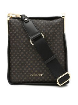 Calvin Klein - Logo Black Pvc Crossbody Bag
