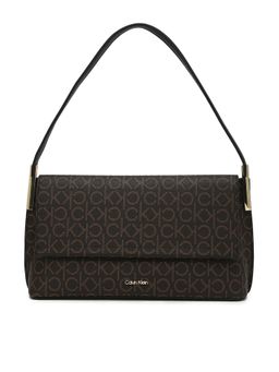 Calvin Klein - Logo Brown Pvc Shoulder Bag