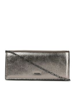 Calvin Klein - Printed Grey Pu Clutch