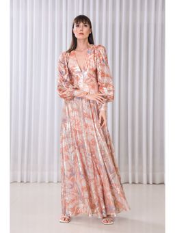 MANDIRA WIRK - Willow Printed Sequins Dress