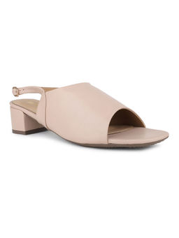 Inc.5 - Women Pink Party Wear Solid Square Toe Block Heel Sandals