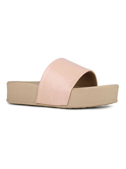 Inc.5 - Women Beige Casual Solid Round Toe Sandals