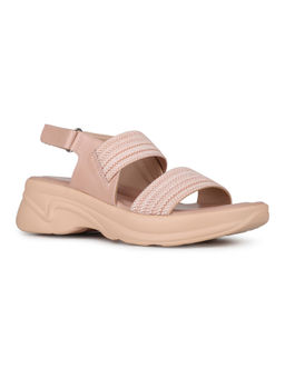 Inc.5 - Women Peach Casual Round Toe Platform Sandals
