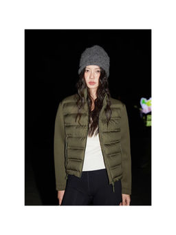 MISS MOSA BY AKANKSHA - Women Olive Elma Warm Winter Puffer Jacket
