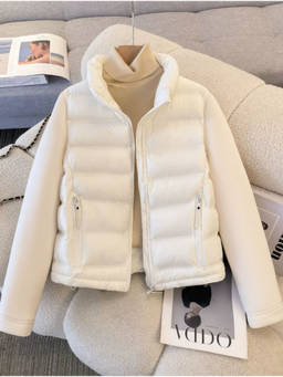 MISS MOSA BY AKANKSHA - Women White Elma Warm Winter Puffer Jacket
